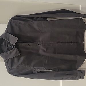 Madewell Heavyweight Deep Gray Shirt sz 8 NWT